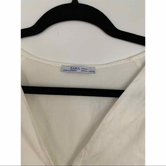 Zara tie up blouse - Picture 4 of 4